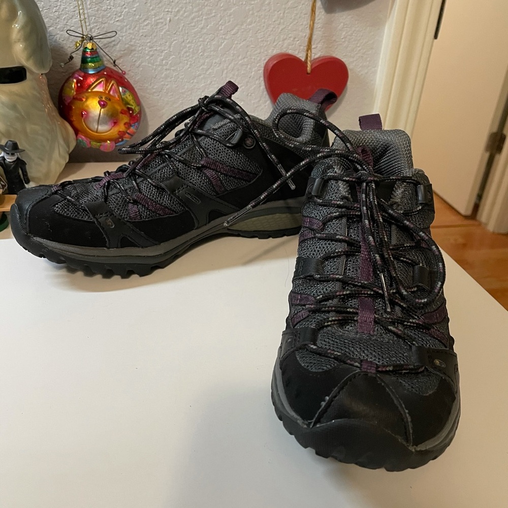 Merrell Sport 2 Vibram Black Gray Purple Shoes 8